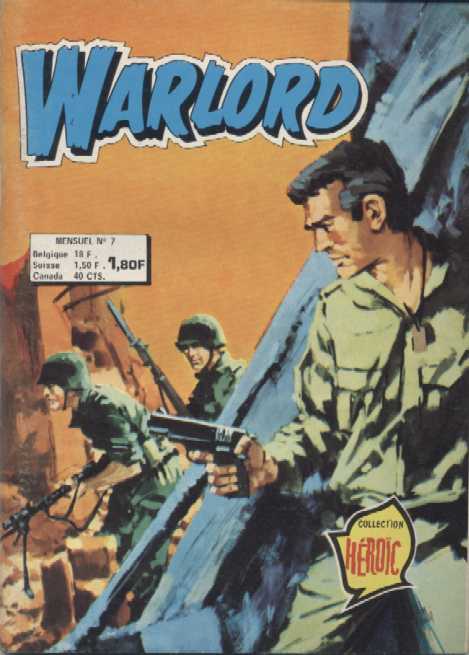 Scan de la Couverture Warlord Espionnage n 7